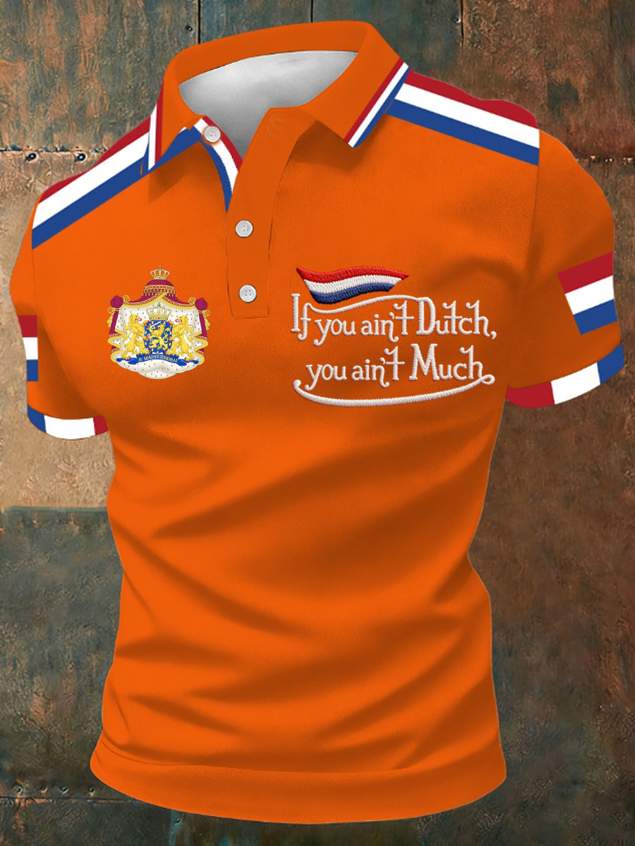 Koningsdag poloshirt voor heren