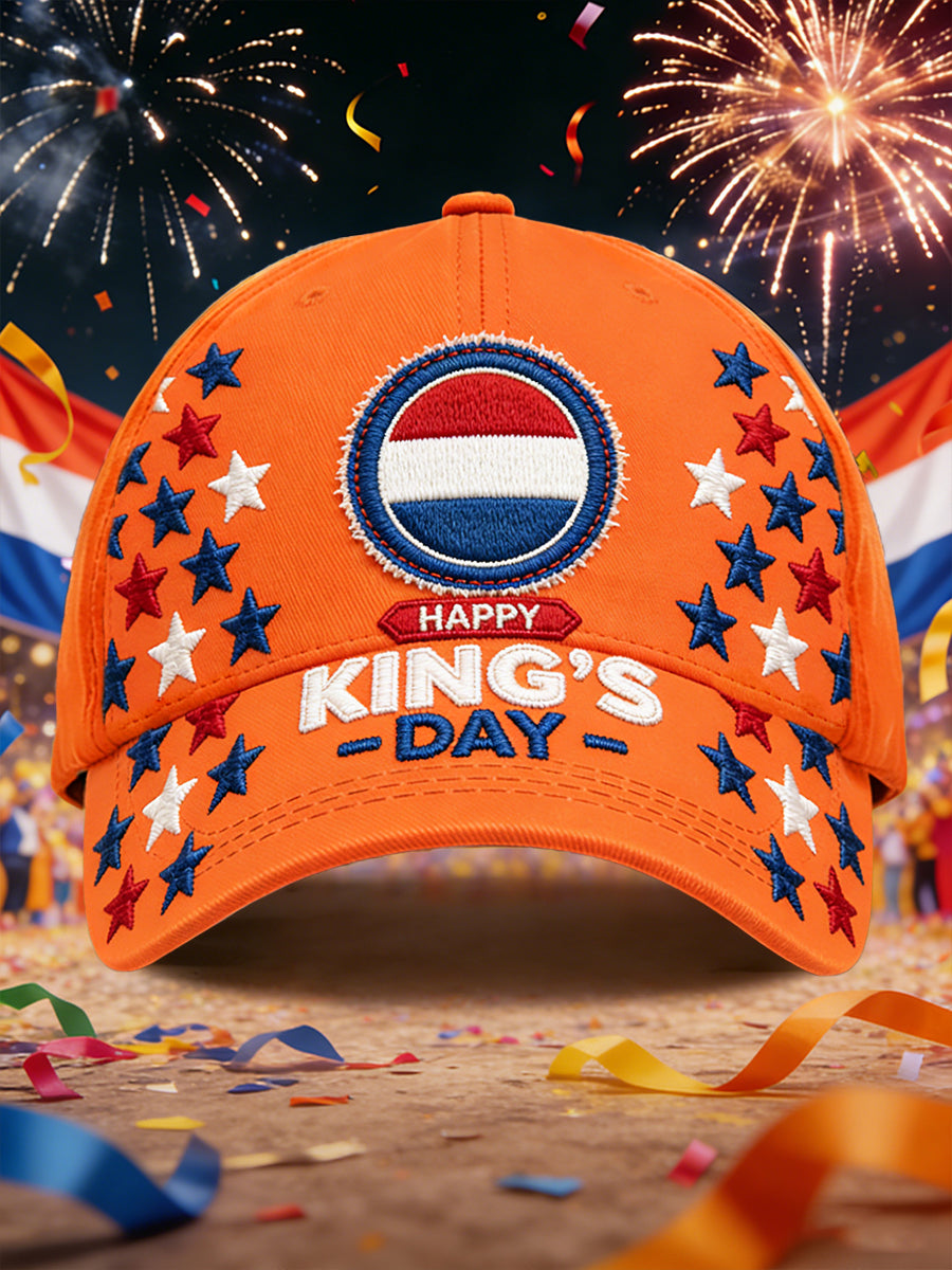 King's Day Star Print Casual hoed