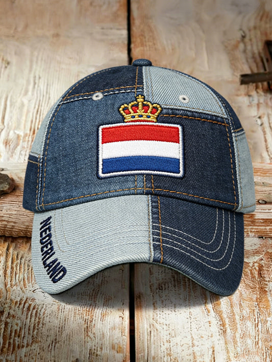 Heren Koninginnedag print hoed