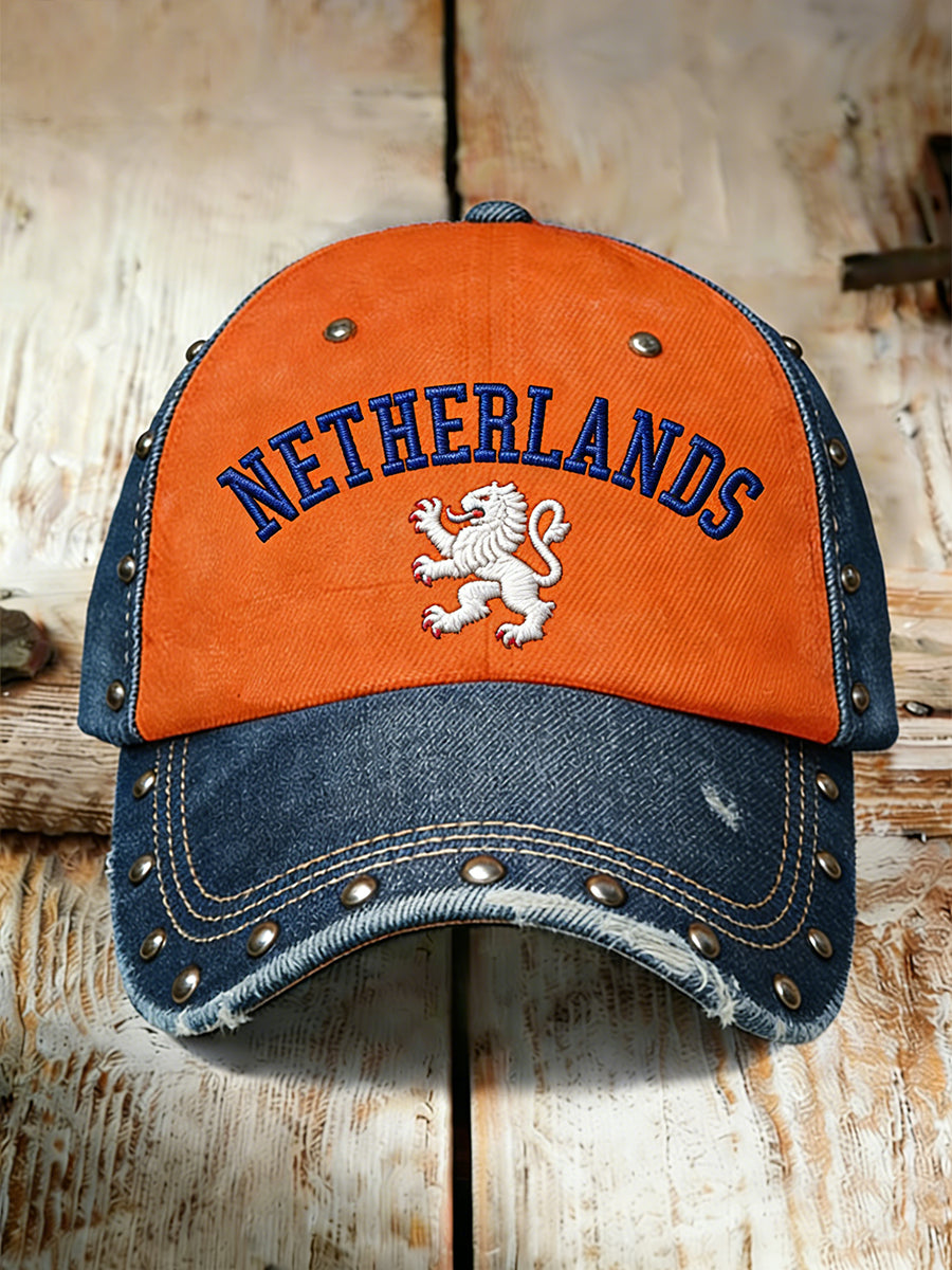 Heren Koninginnedag print hoed