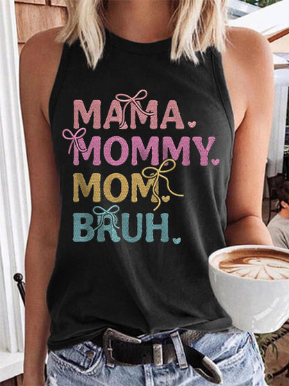 Vrouwen Grappige Mama Mommy Moeder Bruh Moederdag Cadeau Casual Vest