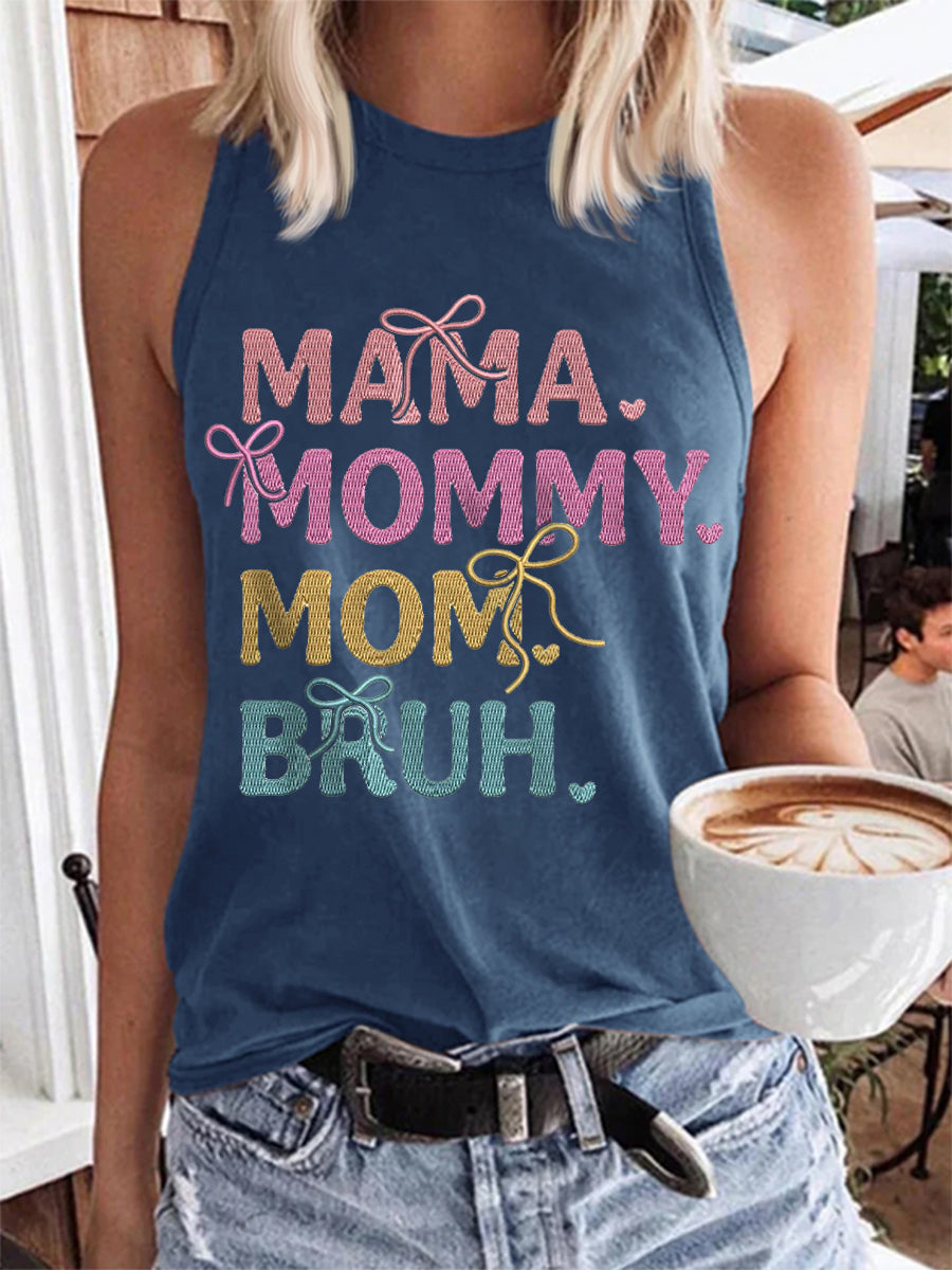 Vrouwen Grappige Mama Mommy Moeder Bruh Moederdag Cadeau Casual Vest
