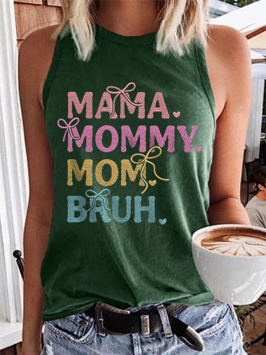 Vrouwen Grappige Mama Mommy Moeder Bruh Moederdag Cadeau Casual Vest