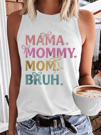 Vrouwen Grappige Mama Mommy Moeder Bruh Moederdag Cadeau Casual Vest