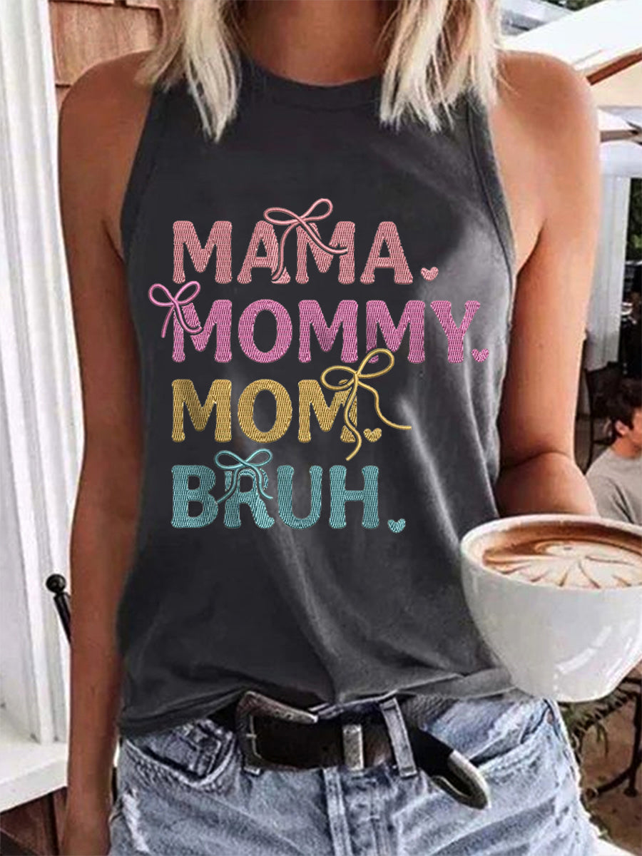 Vrouwen Grappige Mama Mommy Moeder Bruh Moederdag Cadeau Casual Vest