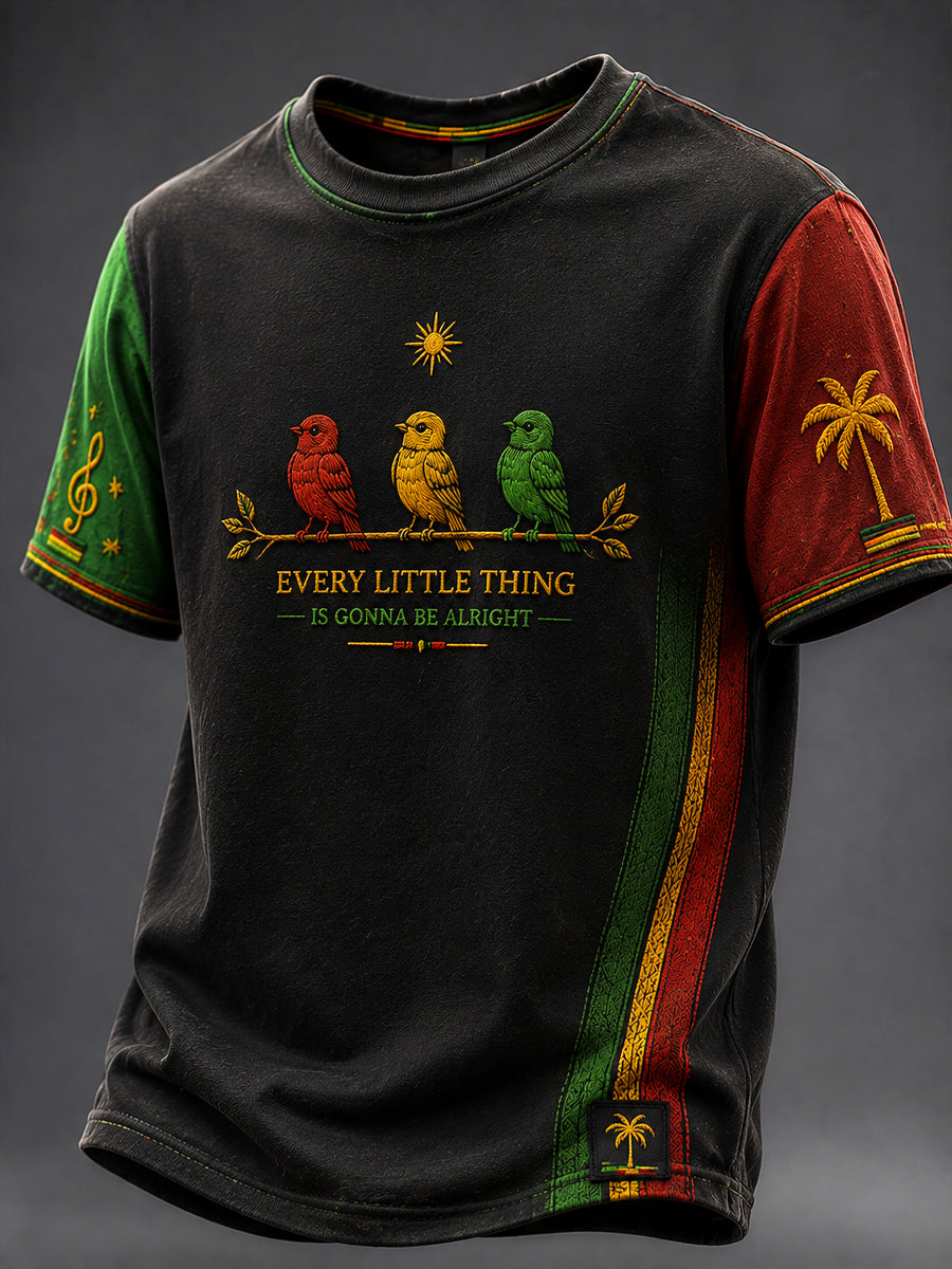 Retro Reggae Classic Casual T-shirt