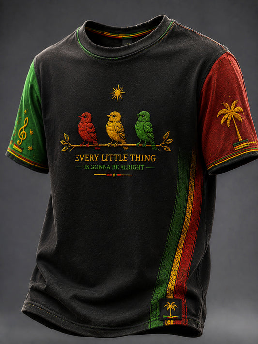 Retro Reggae Classic Casual T-shirt