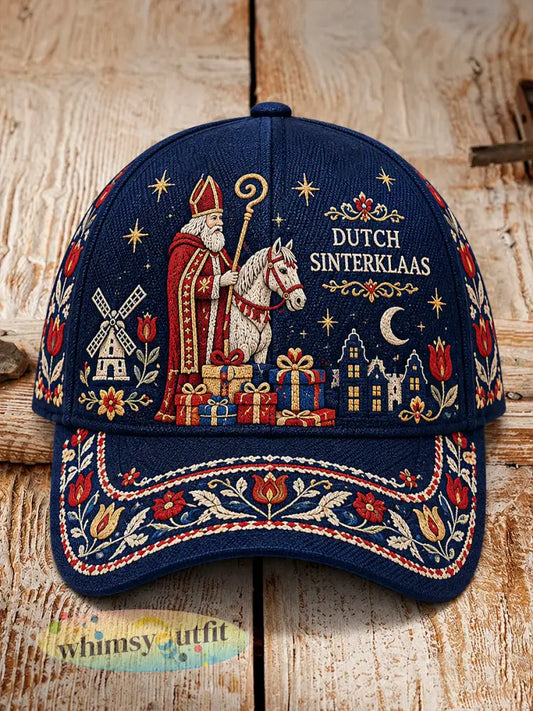 St. Nicholas Day herdenkingshoed met grafische print - A / ÉÉN