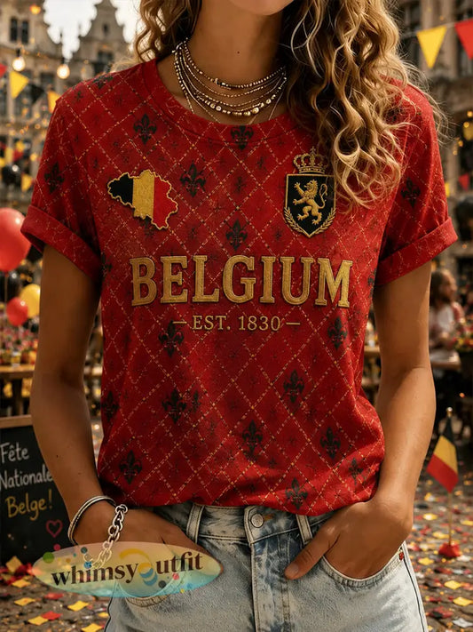 T-shirt met korte mouwen thema Nationale Dag van de Vrouw - A / S