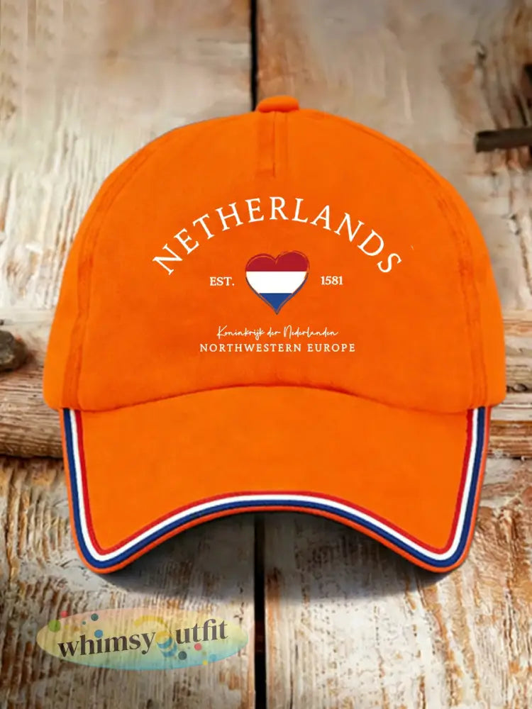 Uniseks Koningsdaghoed - Sinaasappel / ÉÉN