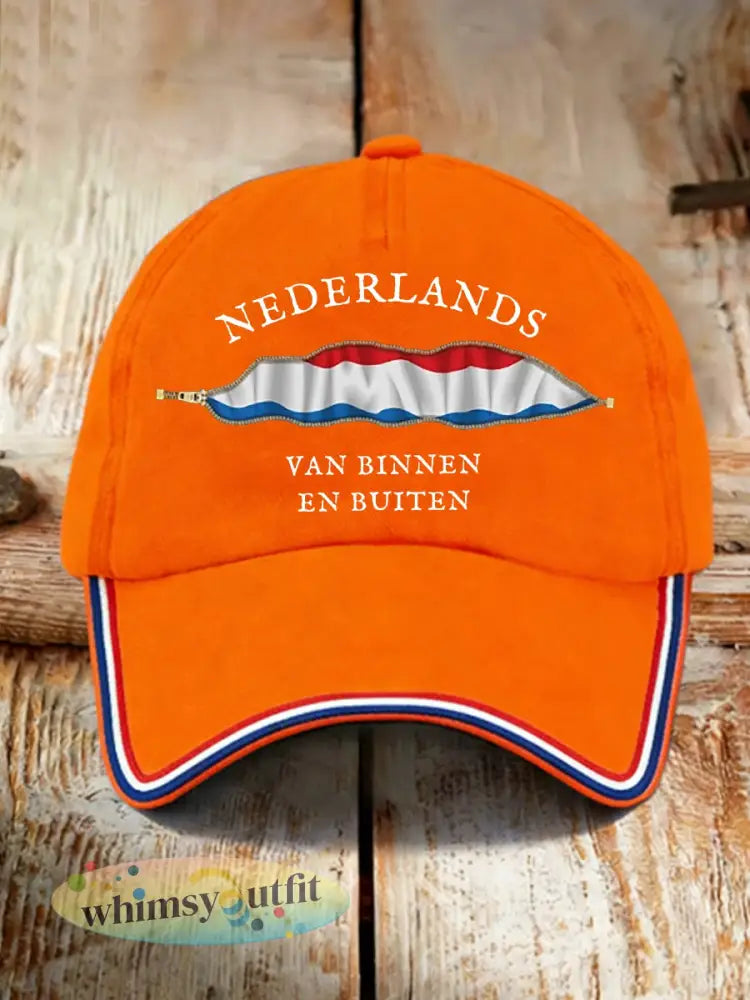 Uniseks Koningsdaghoed - Sinaasappel / ÉÉN
