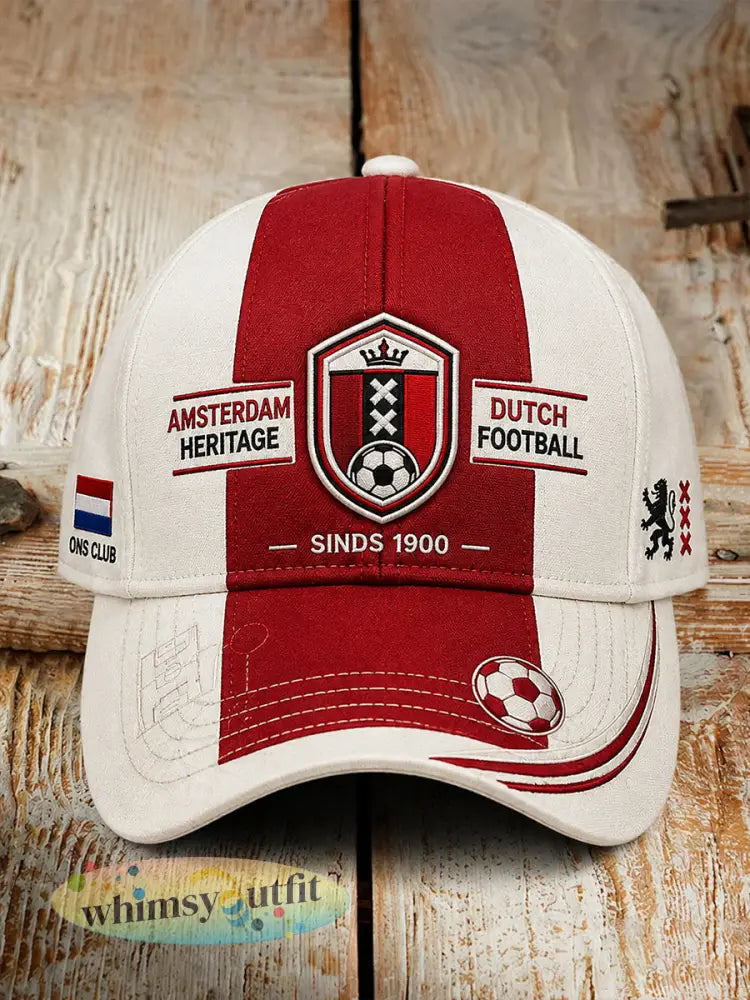 Uniseks muts met voetbalprint - A / S