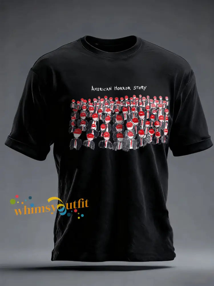 Unisex 8647 FDT Printed T-shirt Black / S