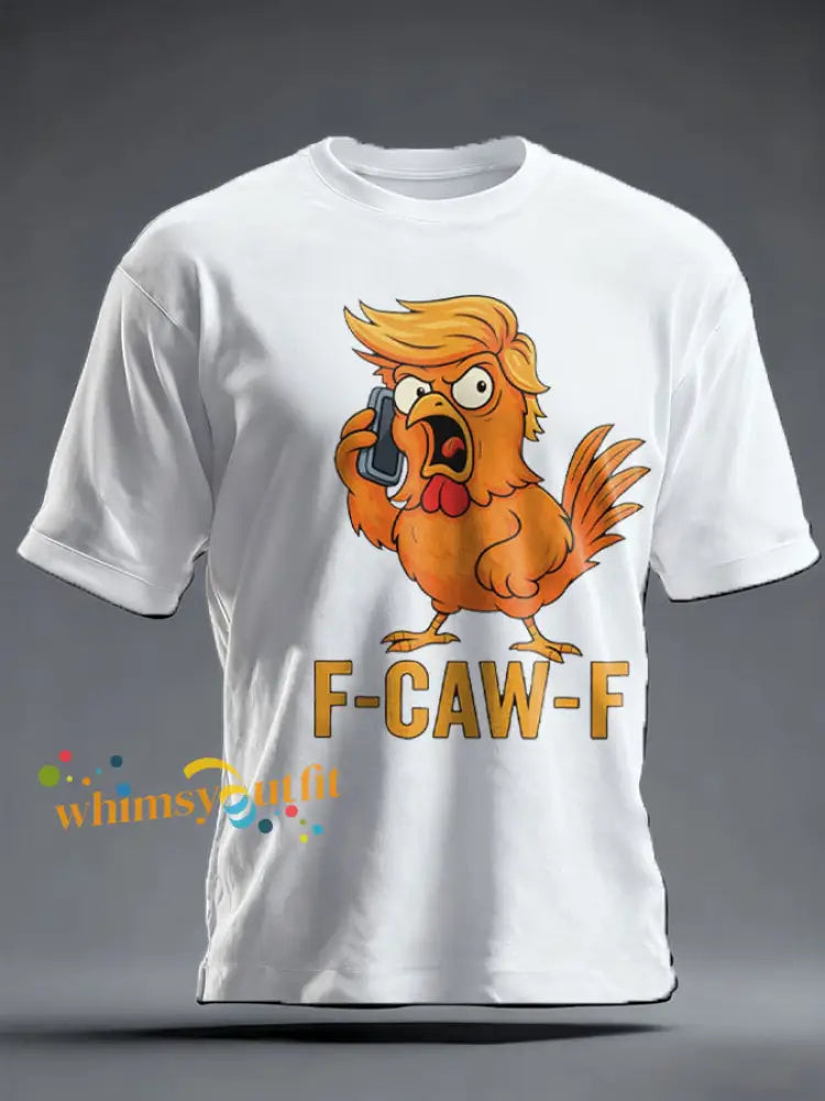 Unisex 8647 FDT Printed T-shirt White / S