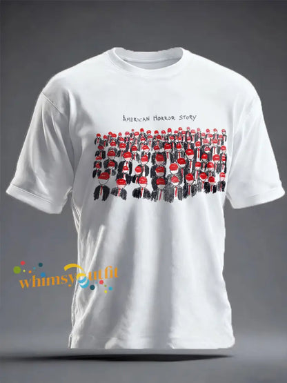 Unisex 8647 FDT Printed T-shirt White / S