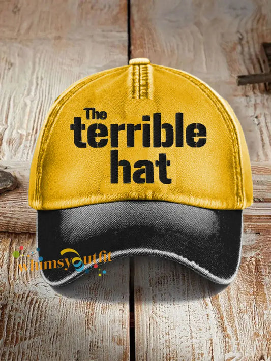 Unisex American football hats Black Gold / ONE