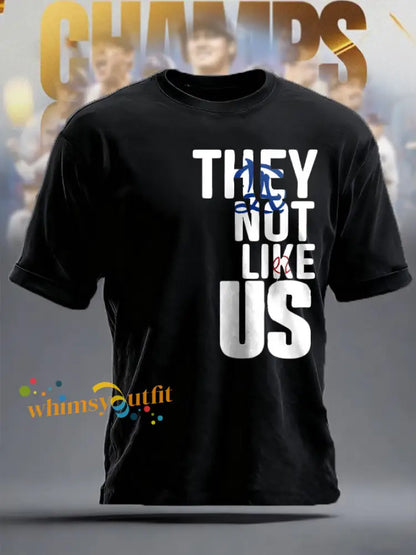 Unisex Baseball Lover Champion Printed T-shirt Black / S