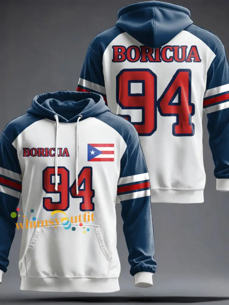 Unisex Benito Bowl Bunny Music Lover Printed Hoodie White / S