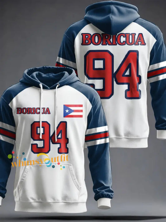 Unisex Benito Bowl Bunny Music Lover Printed Hoodie White / S