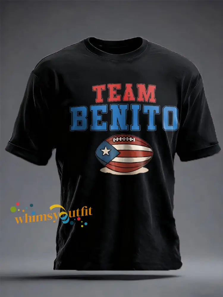 Unisex Bunny Football Music Lover Printed T-shirt