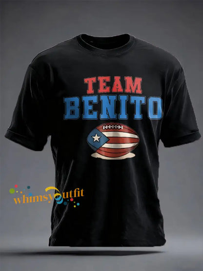 Unisex Bunny Football Music Lover Printed T-shirt