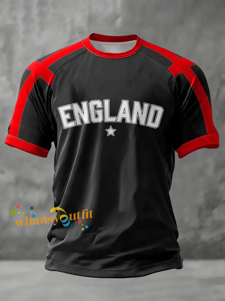 Unisex England Football Lover It’s Coming Home 2026 Printed T-shirt Black / S