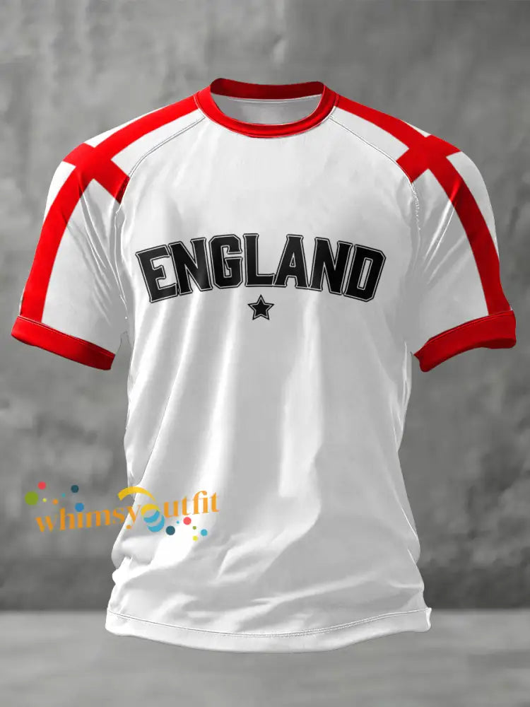 Unisex England Football Lover It’s Coming Home 2026 Printed T-shirt White / S