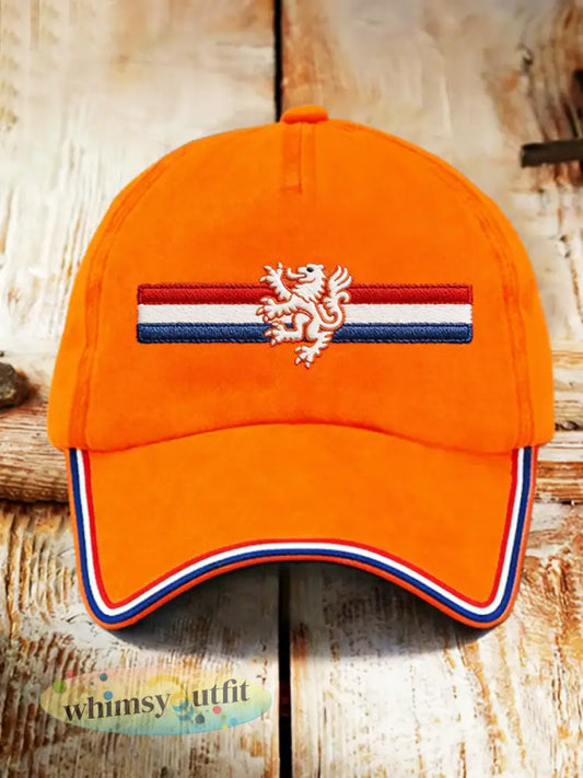 Unisex Koningsdag Hoed - Sinaasappel / ÉÉN