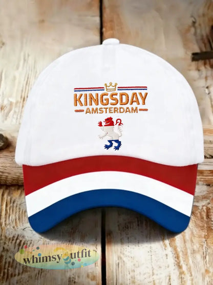 Unisex Koningsdag Hoed - Wit / ÉÉN