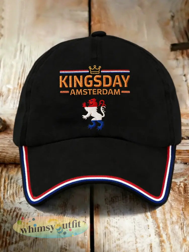 Unisex Koningsdag Hoed - Zwart / ÉÉN