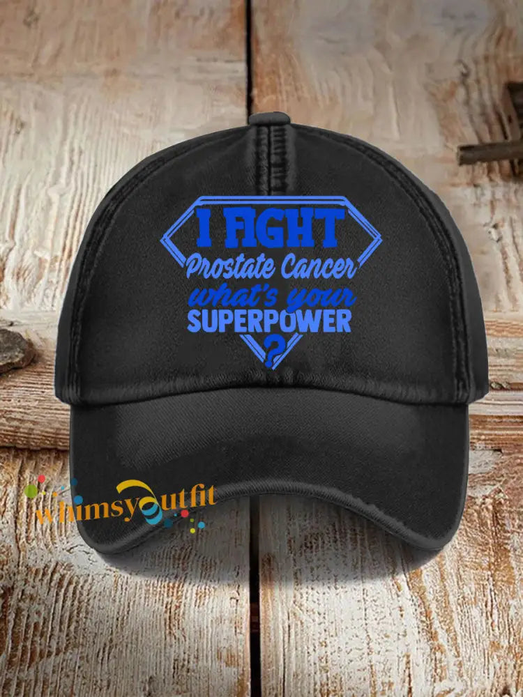 Unisex Prostate Cancer Awareness hat Black / ONE
