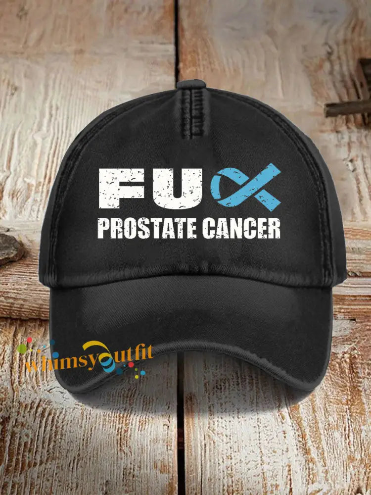 Unisex Prostate Cancer Awareness hat Black / ONE
