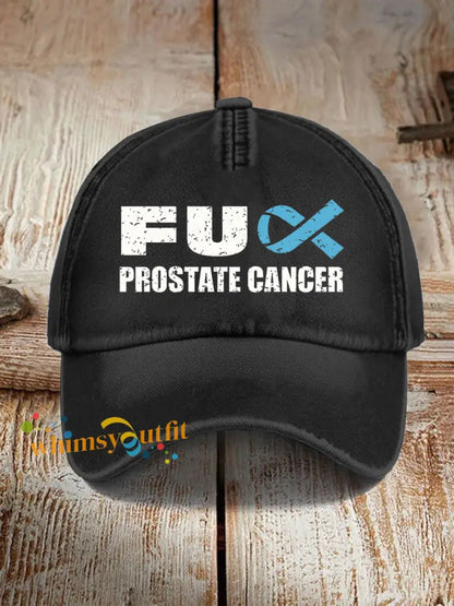Unisex Prostate Cancer Awareness hat Black / ONE