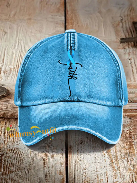 Unisex Prostate Cancer Awareness hat Light Blue / ONE