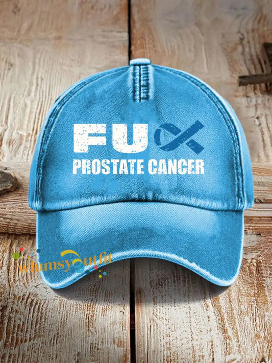 Unisex Prostate Cancer Awareness hat Light Blue / ONE