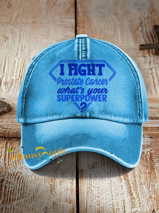 Unisex Prostate Cancer Awareness hat Light Blue / ONE