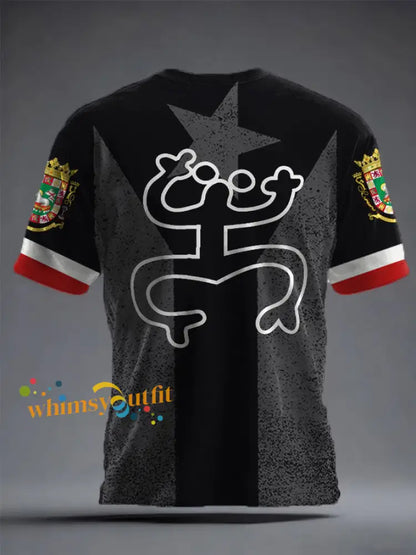 Unisex Puerto Rico Art Printed T-shirt