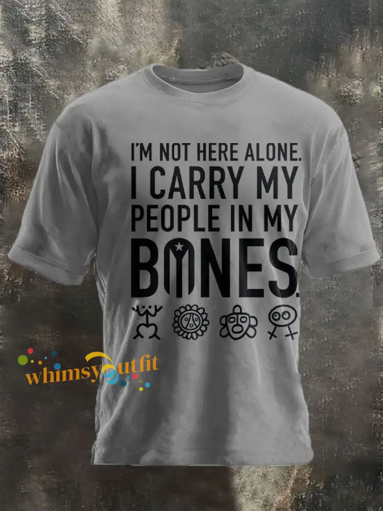 Unisex Puerto Rico Taino Art Proud Printed T-shirt Light Gray / S