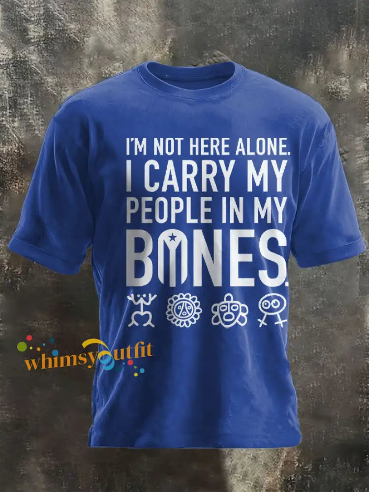 Unisex Puerto Rico Taino Art Proud Printed T-shirt Royal Blue / S