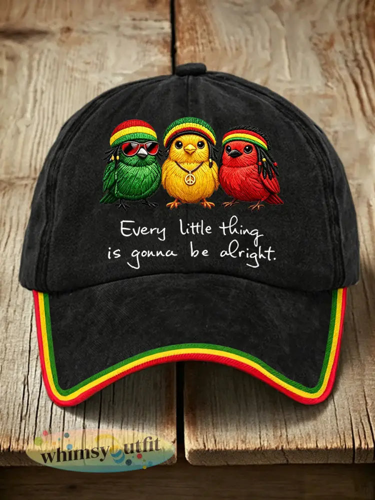 Unisex Reggae muziekhoed - Zwart / ÉÉN