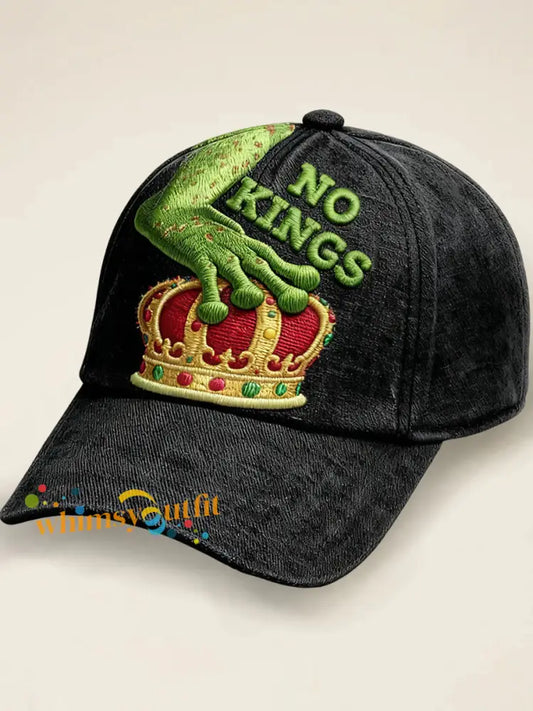 Unisex Resist Frog Print Hat Black / ONE