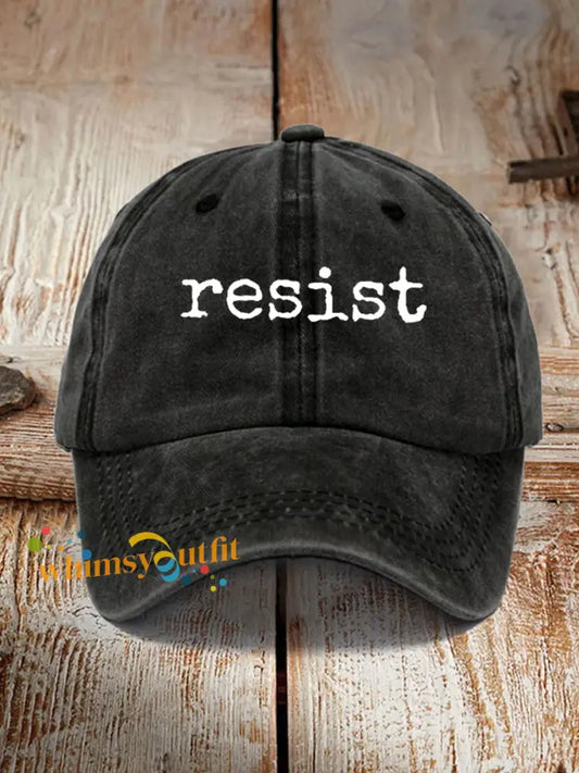 Unisex Resist Hat Black / ONE