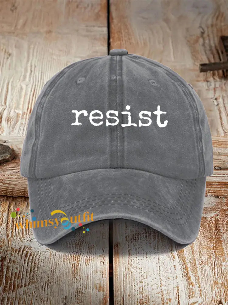 Unisex Resist Hat Gray / ONE