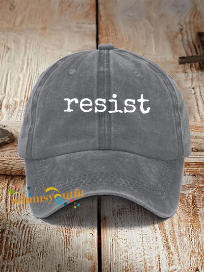 Unisex Resist Hat Gray / ONE
