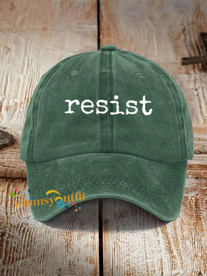 Unisex Resist Hat Green / ONE