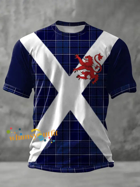 Unisex Scotland We’ll Be Coming 2026 Football Lover Printed T-shirt Navy Blue / S