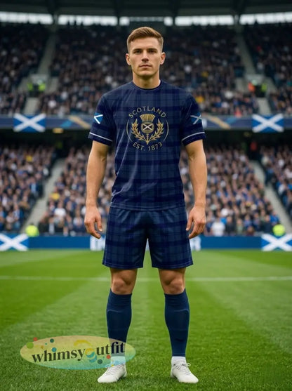 Unisex UK Scotland Football Lover 2026 Gedrukt T-shirt