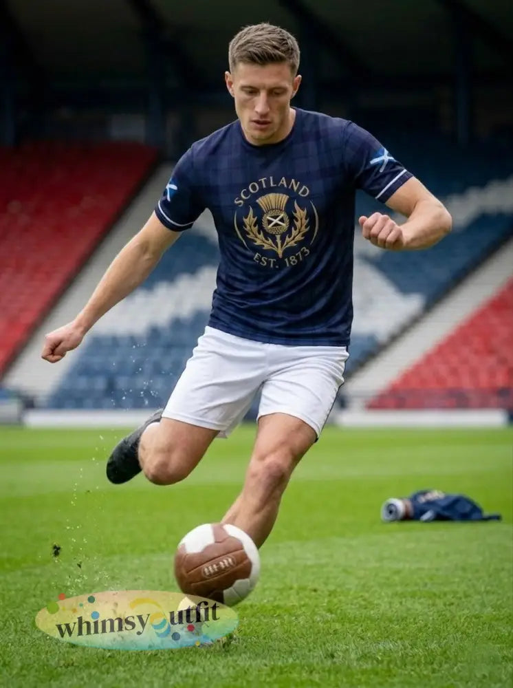 Unisex UK Scotland Football Lover 2026 Gedrukt T-shirt