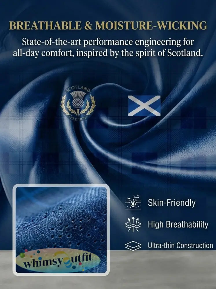 Unisex UK Scotland Football Lover 2026 Gedrukt T-shirt