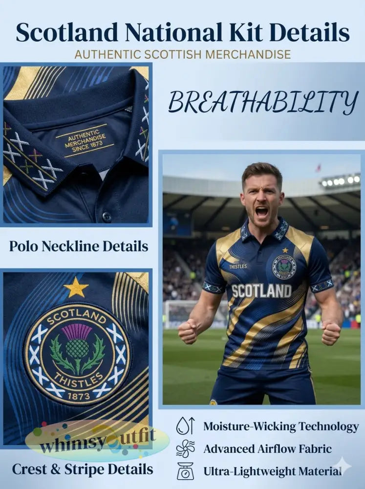 Unisex UK Scotland Football Lover 2026 Poloshirt met korte mouwen